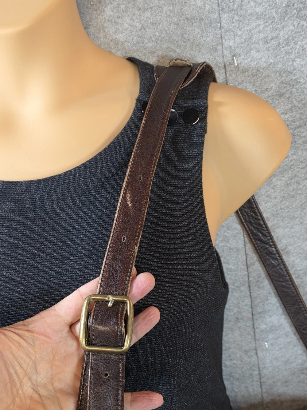 Frye Vintage Brown Leather Laptop Satchel